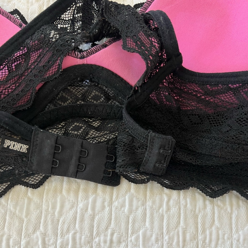 Pink Racerback Padded Bra - Picture 11 of 11